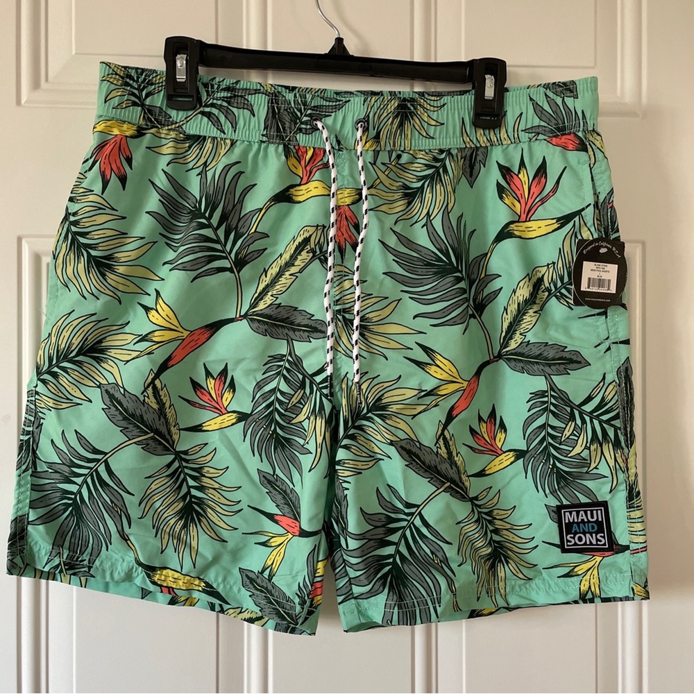 Maui and So s men’s pool shorts.